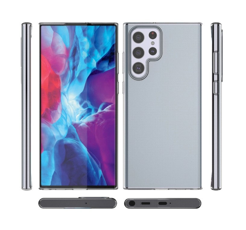 Etui na Samsung Galaxy S22 Ultra 5G S908, OEM, Ultra Slim, 0,5 mm, Przezroczyste