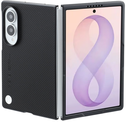 Etui na Samsung Galaxy Z Fold8 F971, X-Level, Carbon, Czarny