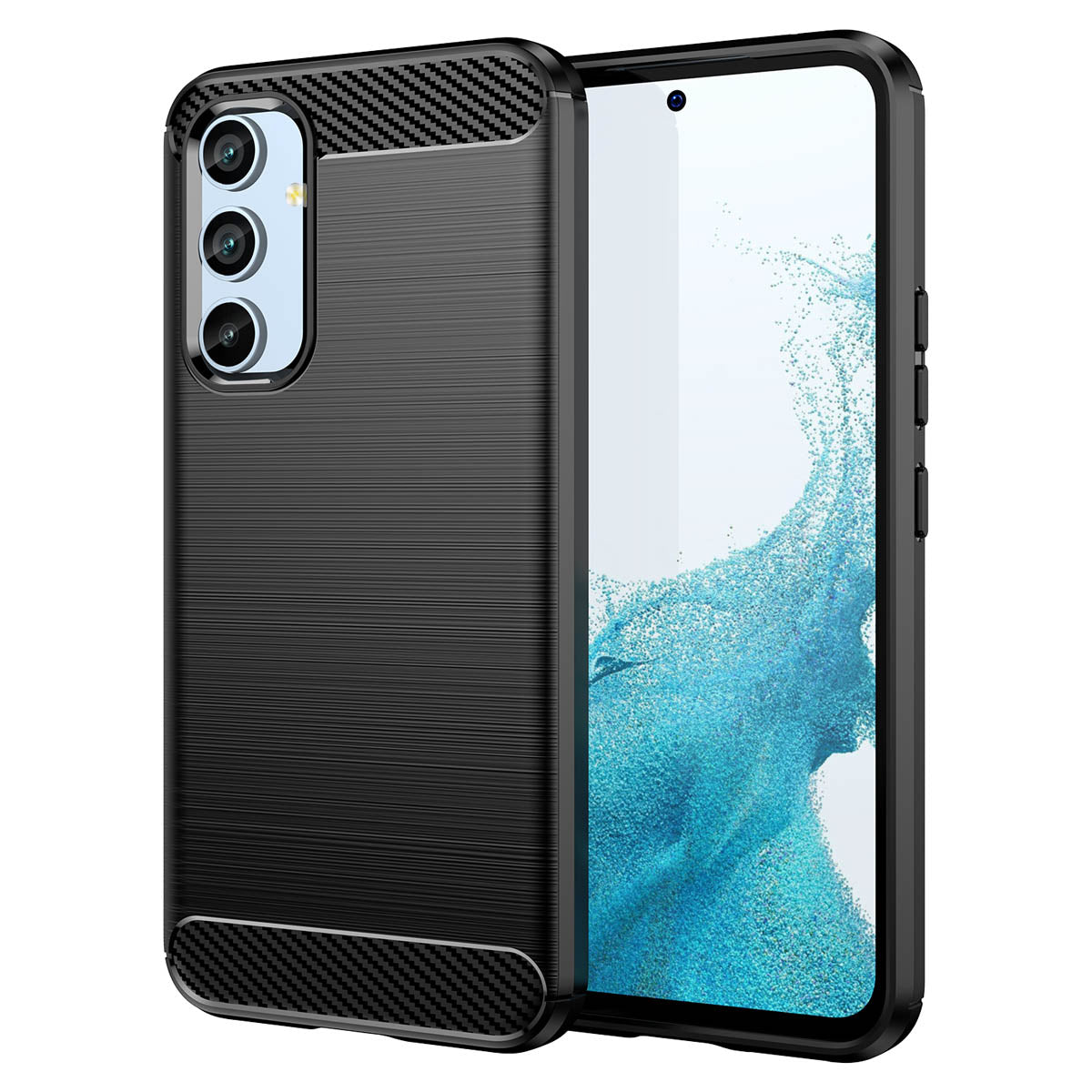 Etui do Samsung Galaxy A54 A546, OEM, Carbon, Czarny
