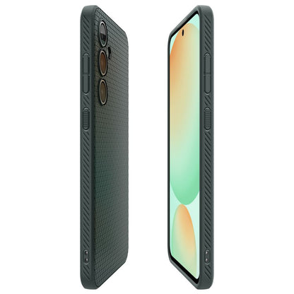 Etui na Samsung Galaxy S24 FE S721, Spigen, Liquid Air, Zielony ACS08619