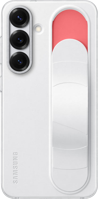 Etui Standing Grip dla Samsung Galaxy S25 S931, Białe EF-GS931CWEGWW
