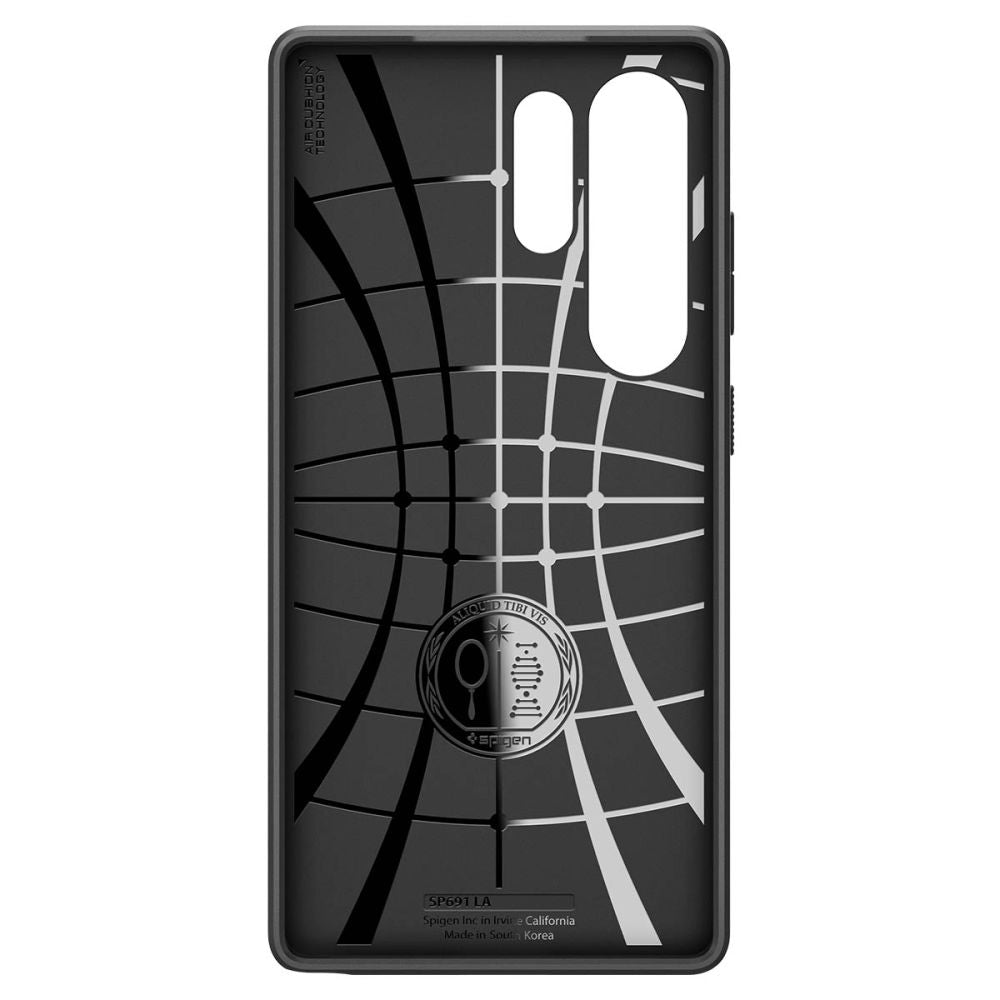 Case for Samsung Galaxy S25 Ultra S938, Spigen, Liquid Air, Black ACS08953