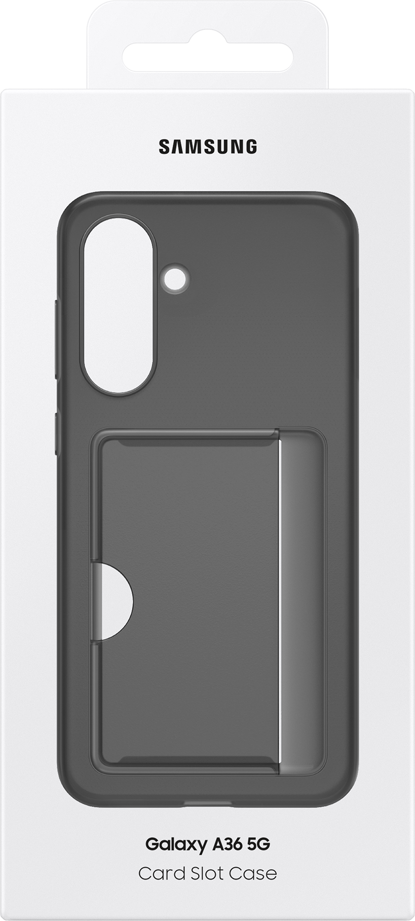 Etui na Samsung Galaxy A36 A366, Card Slot Case, Czarne EF-OA366TBEGWW