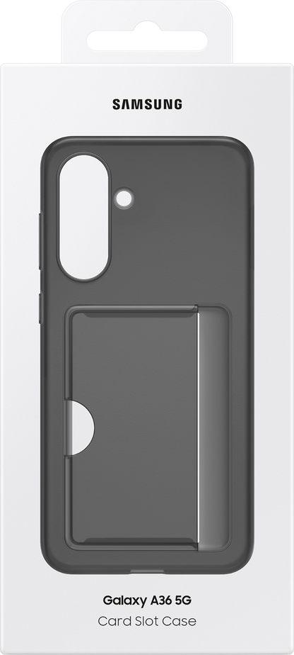 Etui na Samsung Galaxy A36 A366, Card Slot Case, Czarne EF-OA366TBEGWW