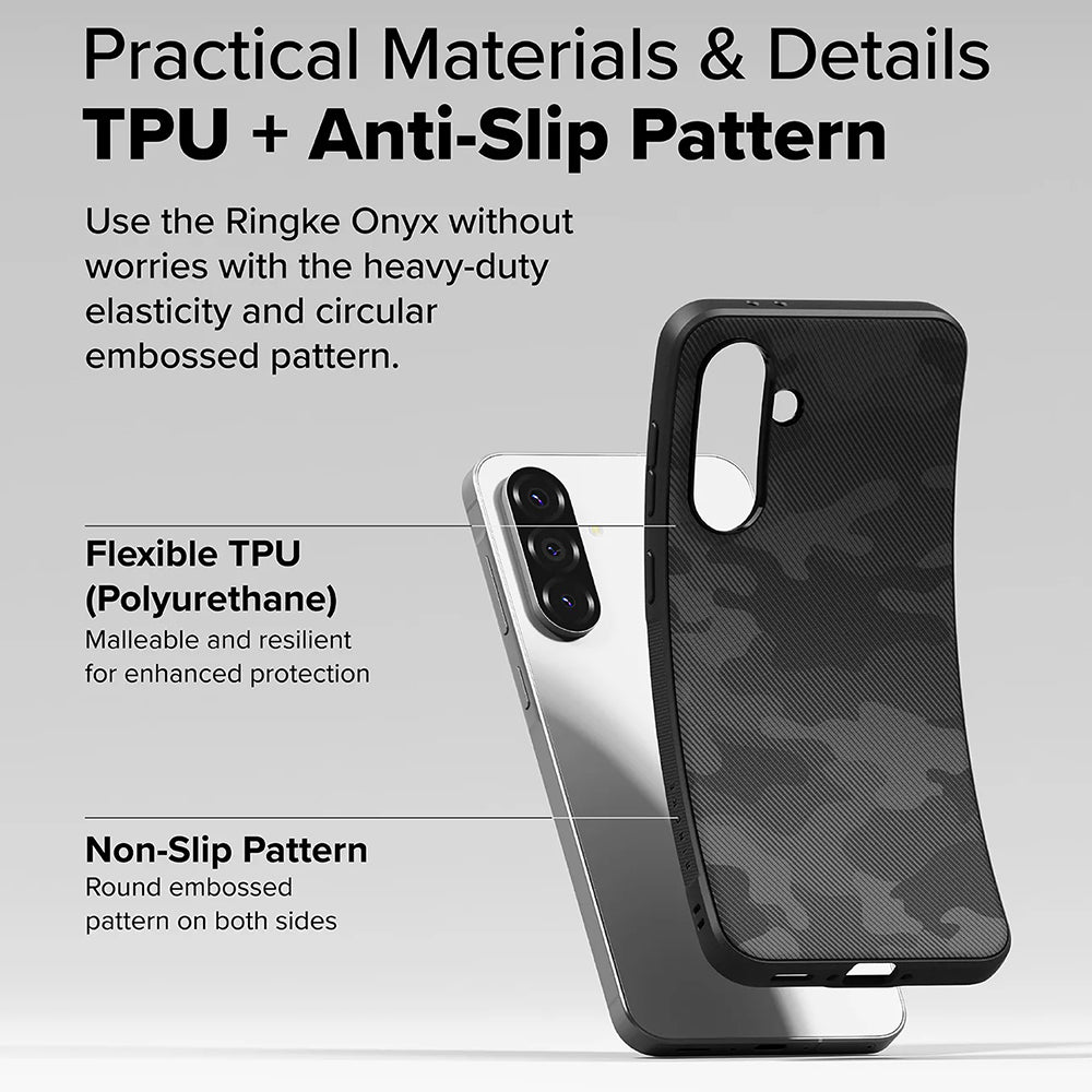 Case for Samsung Galaxy A56 A566 / A36 A366, Ringke, Onyx Camo, Black