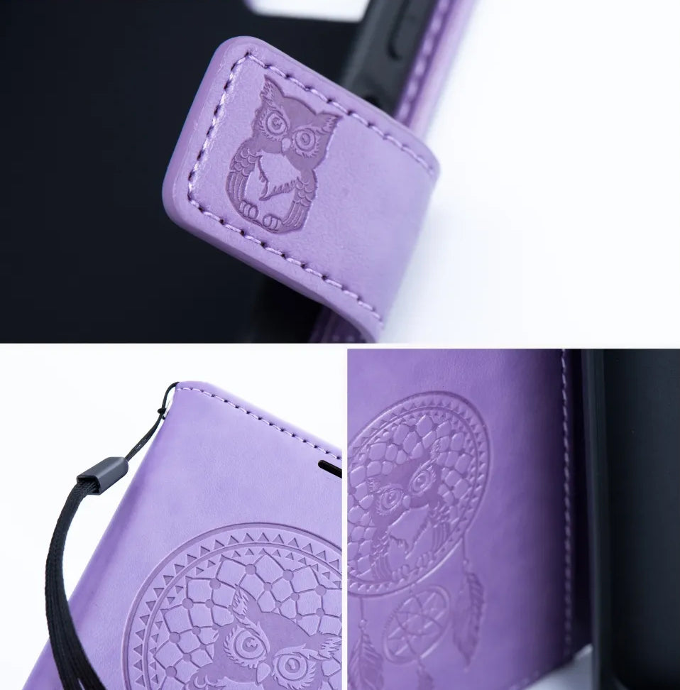 Etui na Samsung Galaxy A52s 5G A528 / A52 5G A526 / A52 A525, OEM, MEZZO Dream Catcher, Fioletowe
