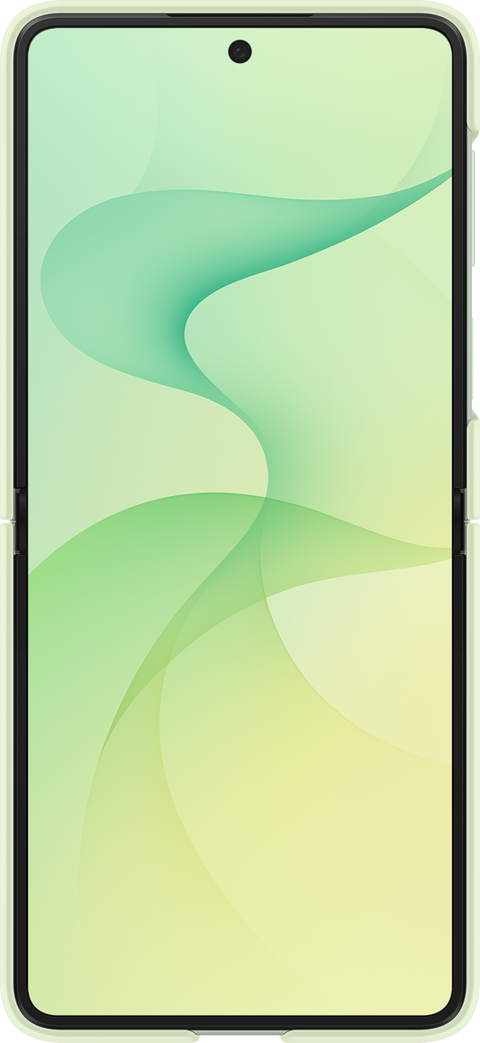 Case for Samsung Galaxy Z Flip8 F776, Silicone Ring Magnet, Green EF-EF776CGEGWW