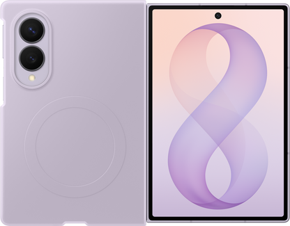 Etui na Samsung Galaxy Z Fold8 F971, Silicone Magnet Case, Fioletowy EF-EF971CVEGWW