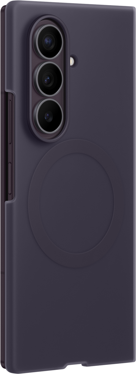 Etui na Samsung Galaxy Z Fold8 Ultra F976, silikonowe etui magnetyczne, fioletowe EF-EF976CVEGWW