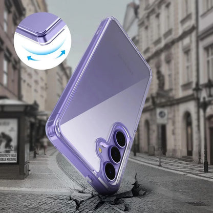 Etui na Samsung Galaxy S25 Edge S937, Tech-Protect, Flexair Hybrid, Przezroczyste