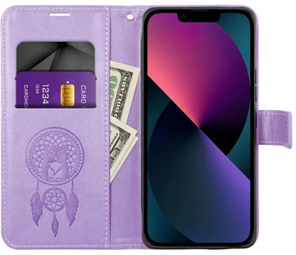 Etui na Samsung Galaxy A52s 5G A528 / A52 5G A526 / A52 A525, OEM, MEZZO Dream Catcher, Fioletowe