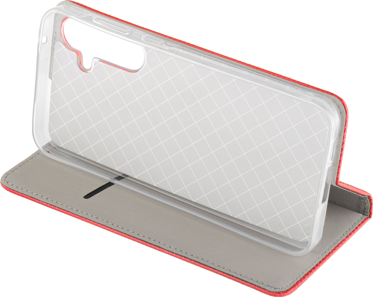 Etui na Samsung Galaxy A17 4G / A17 5G, OEM, Smart Magnet, Czerwone