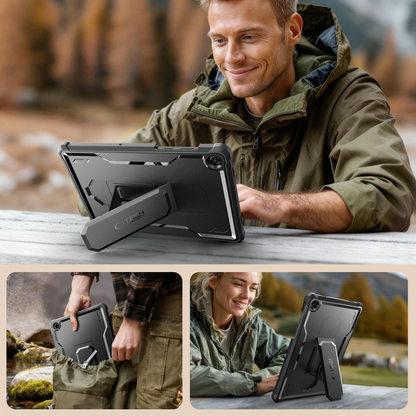 Case for Samsung Galaxy Tab A11+ / Tab A9+, Tech-Protect, Kevlar Pro, Black