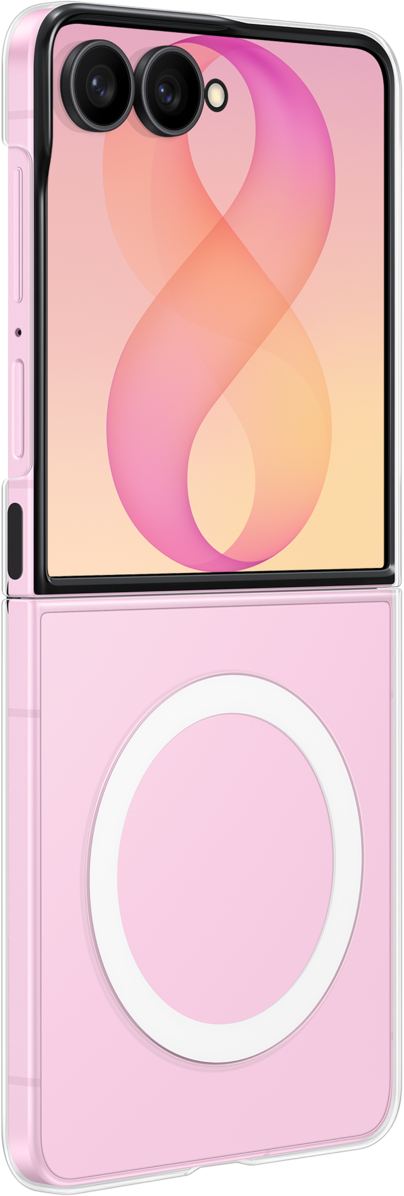 Case for Samsung Galaxy Z Flip8 F776, Clear Magnet, Transparent EF-CF776CTEGWW