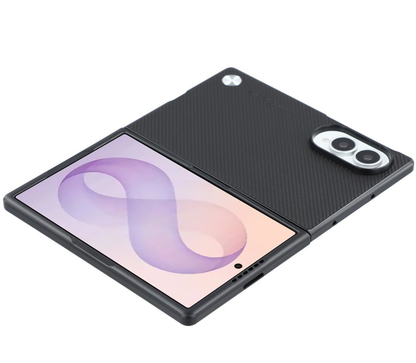 Etui na Samsung Galaxy Z Fold8 F971, X-Level, Carbon, Czarny