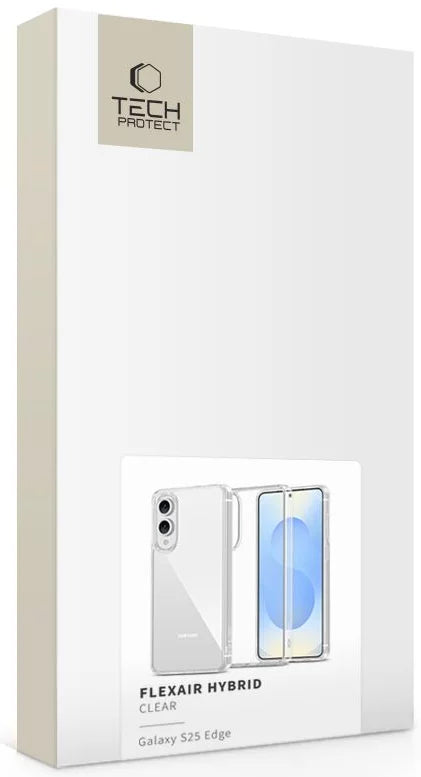 Etui na Samsung Galaxy S25 Edge S937, Tech-Protect, Flexair Hybrid, Przezroczyste