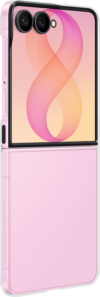 Etui na Samsung Galaxy Z Flip8 F776, przezroczyste etui, przezroczyste EF-QF776CTEGWW