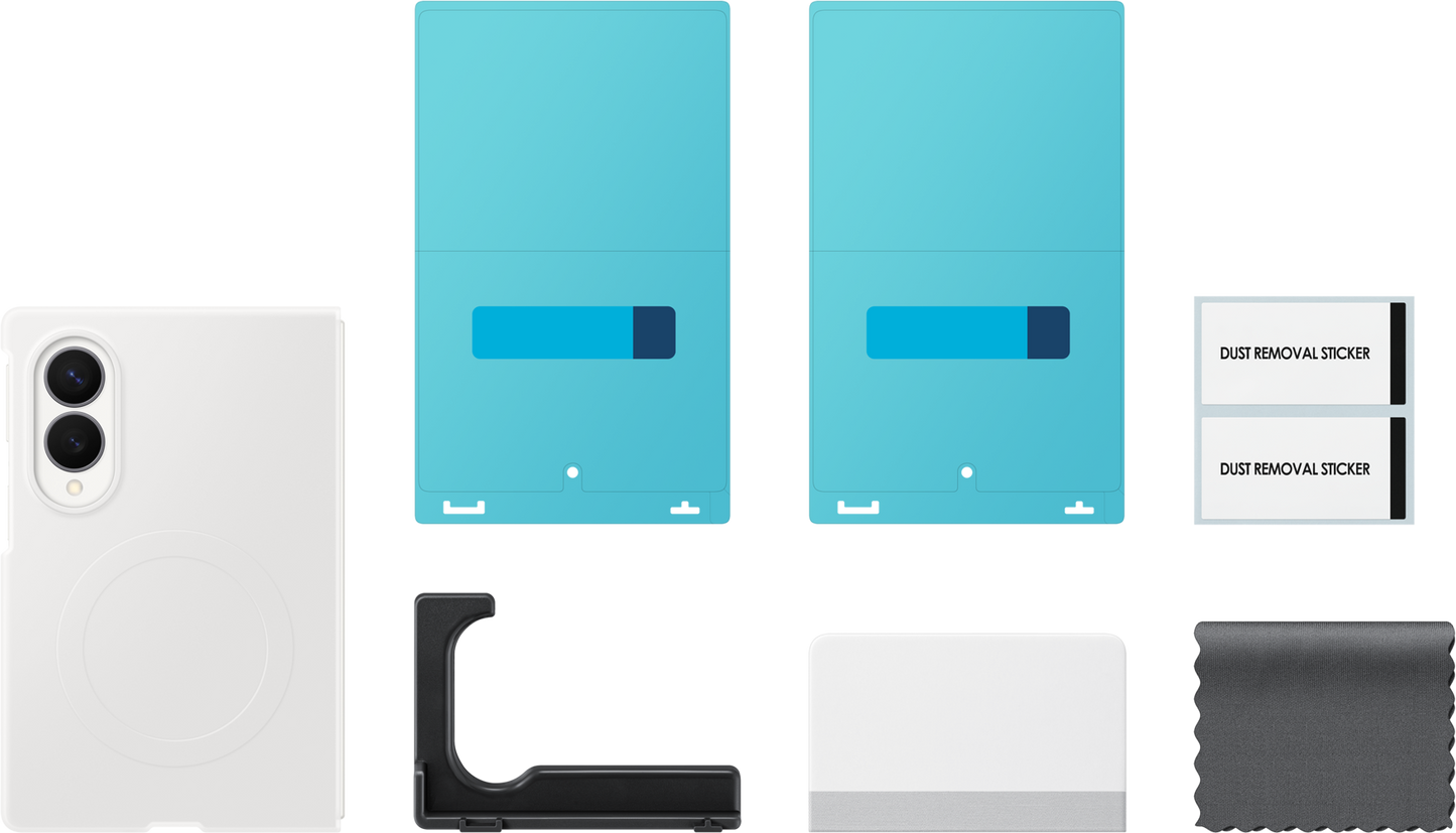 Case for Samsung Galaxy Z Fold8 F971, Silicone Magnet Case, White EF-EF971CWEGWW