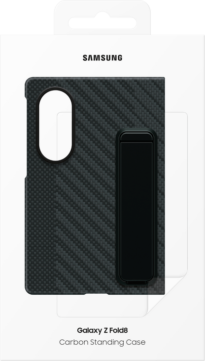 Case for Samsung Galaxy Z Fold8 F971, Carbon Standing, Black EF-XF971SBEGWW