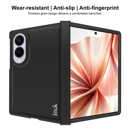 Etui na Samsung Galaxy Z Fold8 F971, Imak, Carbon, Czarny