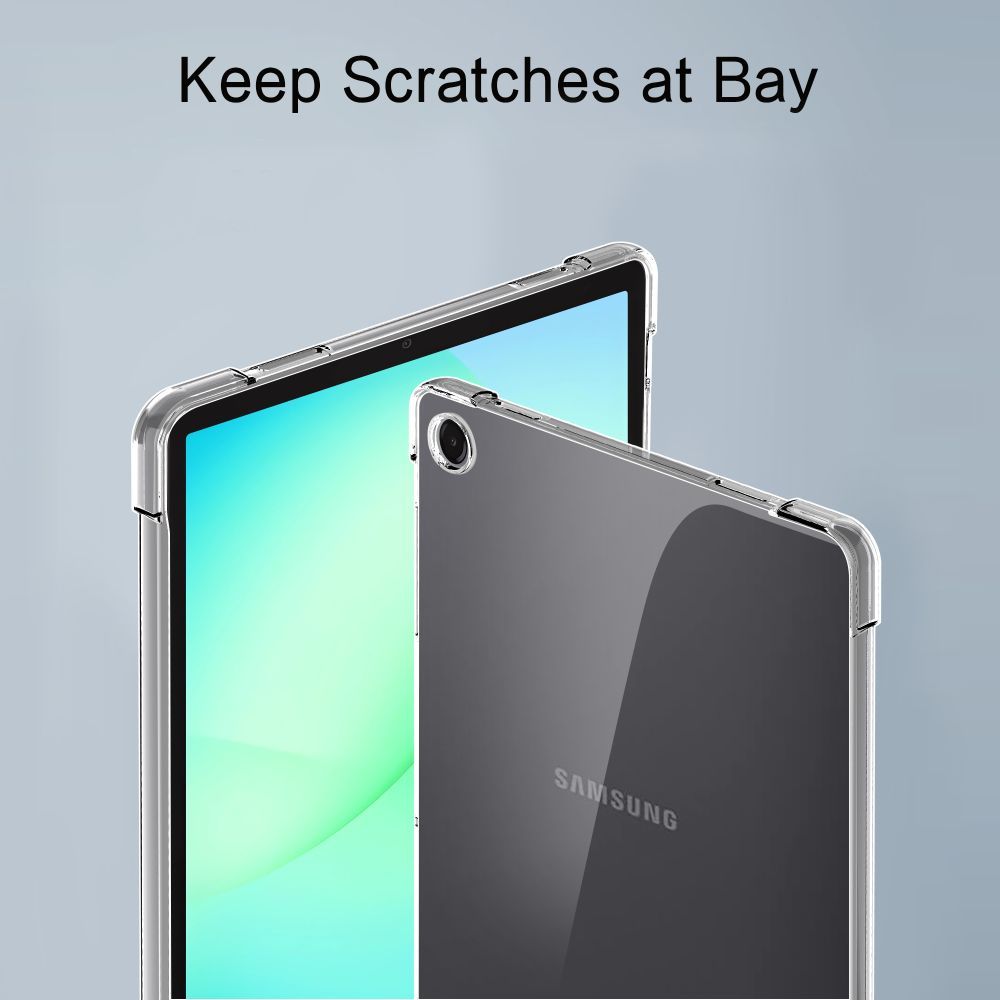 Etui na Samsung Galaxy Tab A11 / Tab A9, Tech-Protect, Flexair, Przezroczyste