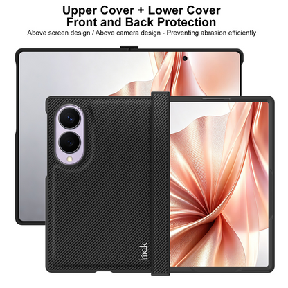 Etui na Samsung Galaxy Z Fold8 F971, Imak, Carbon, Czarny