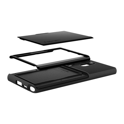 Etui na Samsung Galaxy S25 Ultra S938, Spigen, Slim Armor CS, Czarne ACS08967