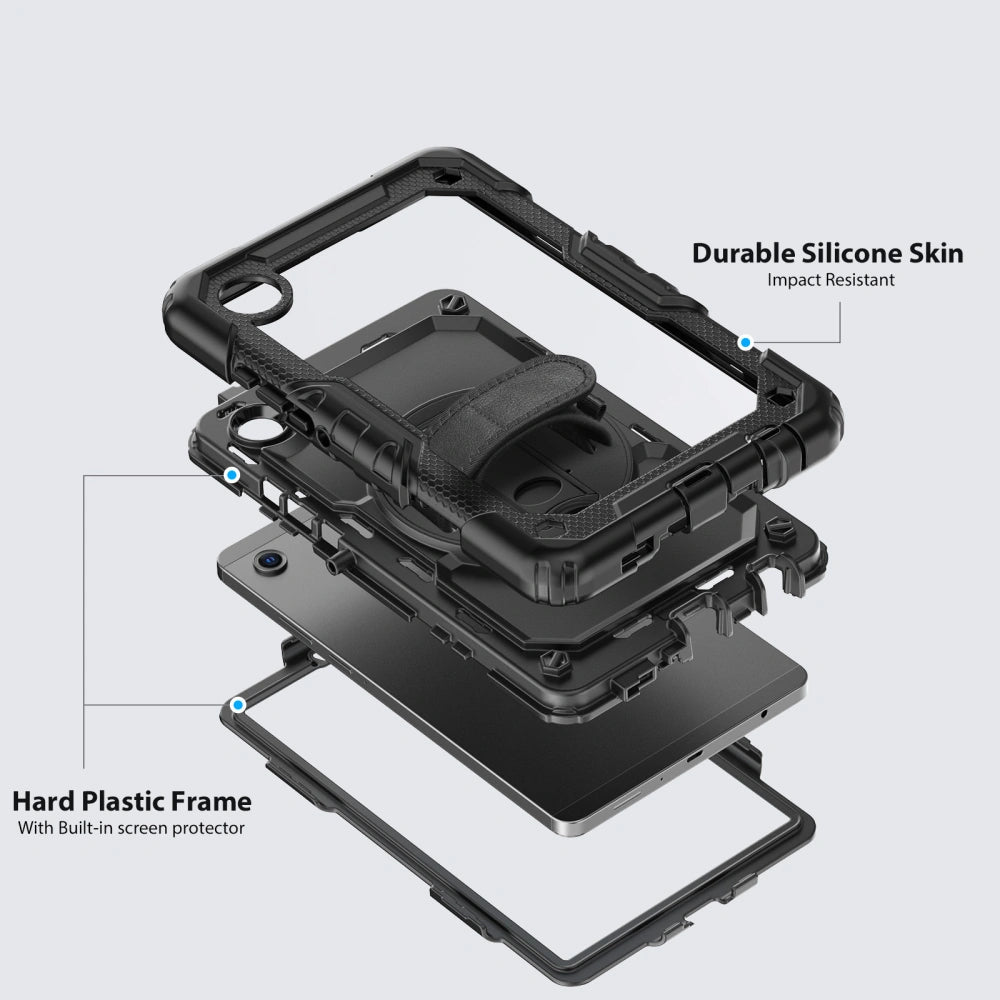 Etui na Samsung Galaxy Tab A11 / Tab A9, Tech-Protect, Solid, Czarne