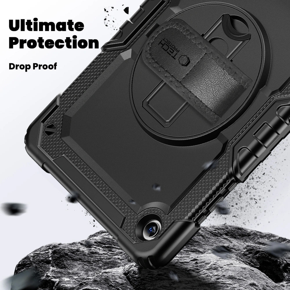 Case for Samsung Galaxy Tab A11+ / Tab A9+, Tech-Protect, Solid, Black
