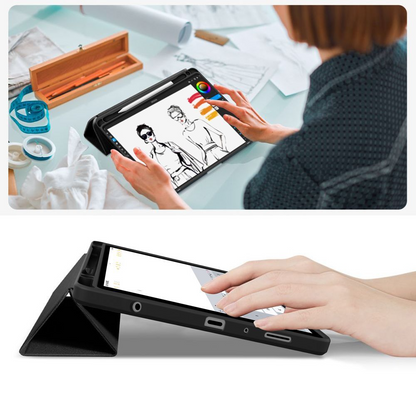 Case for Samsung Galaxy Tab A11 / Tab A9, Tech-Protect, SC PEN Hybrid, Black