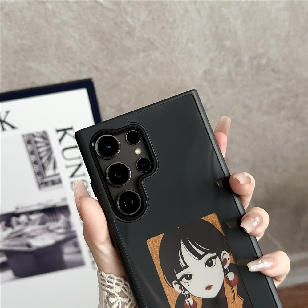 Etui do Samsung Galaxy S24 Ultra S928, OEM, Wyświetlacz E-Ink na zamówienie, Czarny
