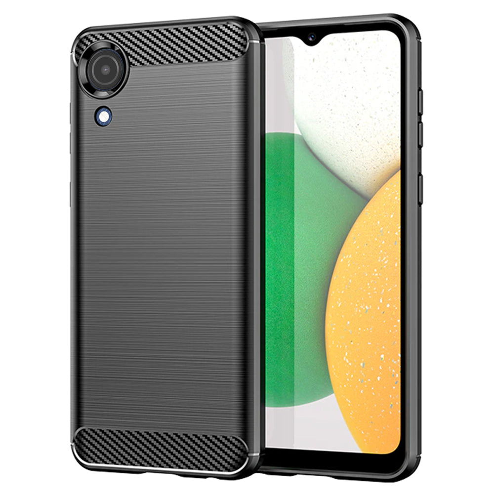 Etui na Samsung Galaxy A03 Core A032, Techsuit, Carbon, Czarny