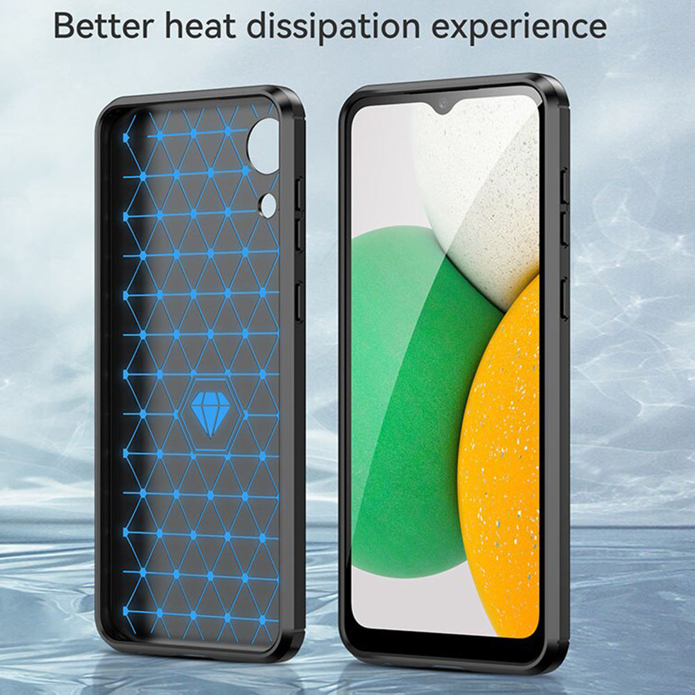 Etui na Samsung Galaxy A03 Core A032, Techsuit, Carbon, Czarny