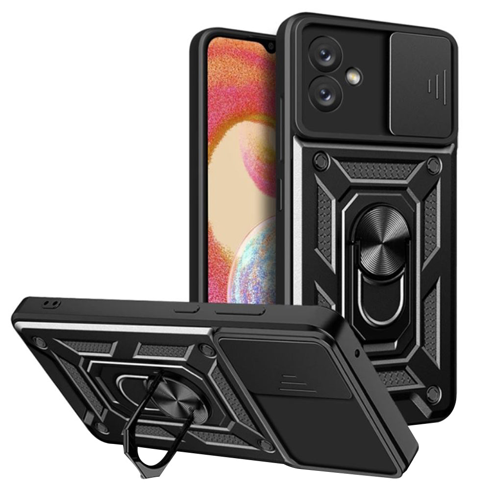 Etui na Samsung Galaxy A04e A042 / M04 M045, Techsuit, CamShield, Czarna