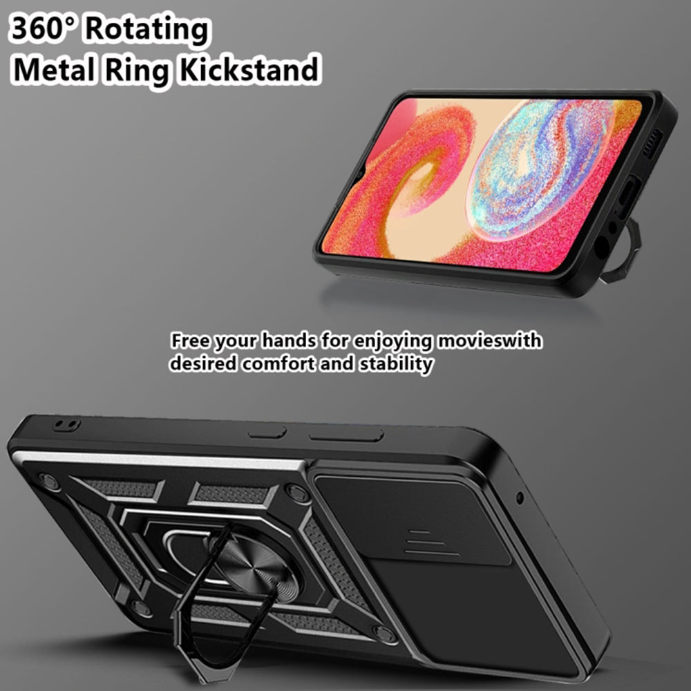 Etui na Samsung Galaxy A04e A042 / M04 M045, Techsuit, CamShield, Czarna