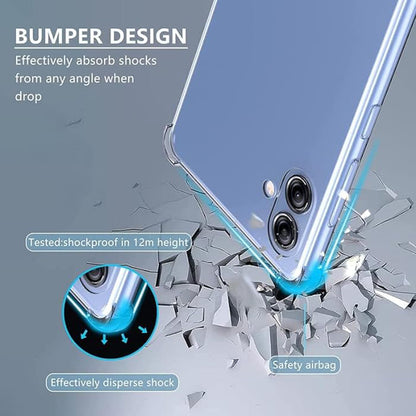 Etui na Samsung Galaxy A04e A042 / M04 M045, Techsuit, Shockproof Clear, Przezroczyste