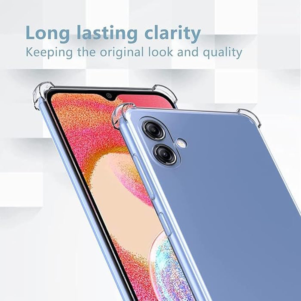 Etui na Samsung Galaxy A04e A042 / M04 M045, Techsuit, Shockproof Clear, Przezroczyste