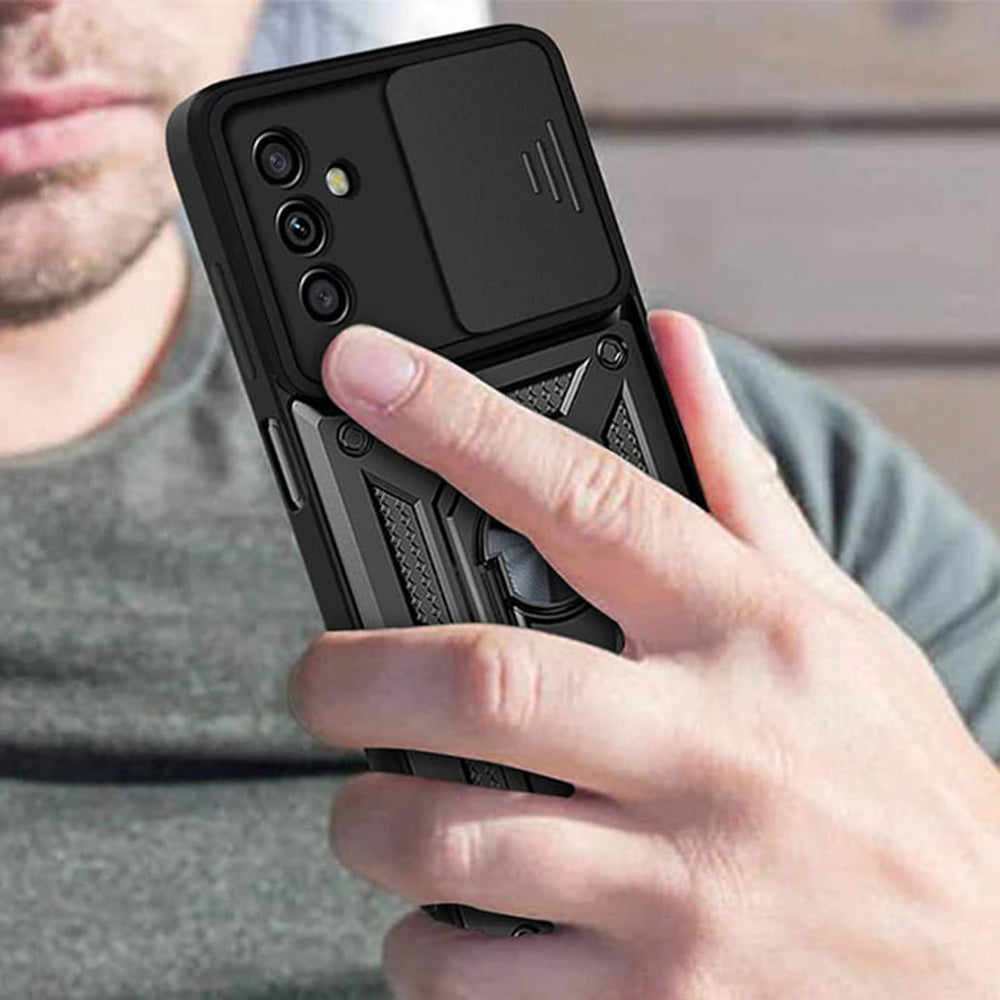 Etui na Samsung Galaxy A04s A047 / A13 5G A136, Techsuit, CamShield, czarne