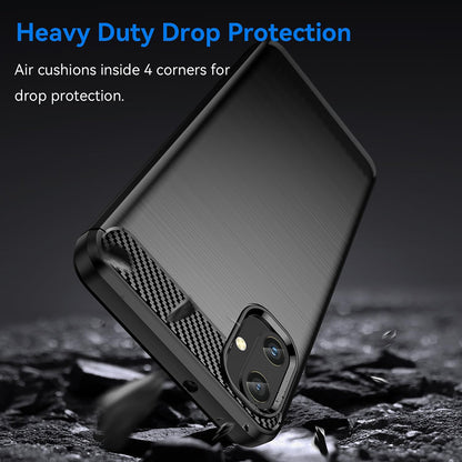 Etui na Samsung Galaxy A05 A055, Techsuit, Carbon, Czarny