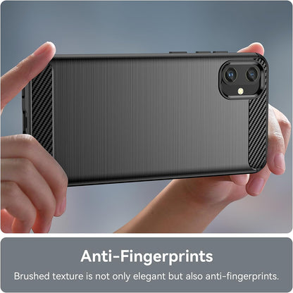 Etui na Samsung Galaxy A05 A055, Techsuit, Carbon, Czarny