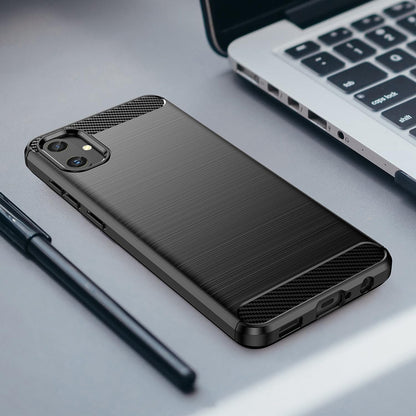 Etui na Samsung Galaxy A05 A055, Techsuit, Carbon, Czarny