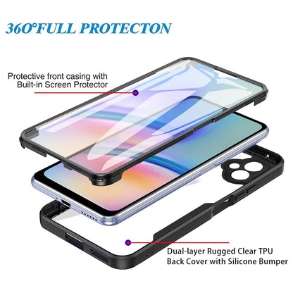 Etui na Samsung Galaxy A05 A055, Techsuit, ColorVerse 360, Różowy