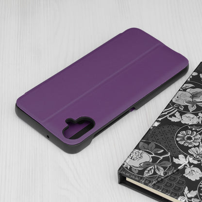 Etui na Samsung Galaxy A05 A055, Techsuit, eFold, Fioletowy