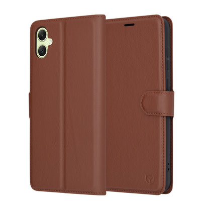 Etui na Samsung Galaxy A05 A055, Techsuit, Leather Folio, Brązowy