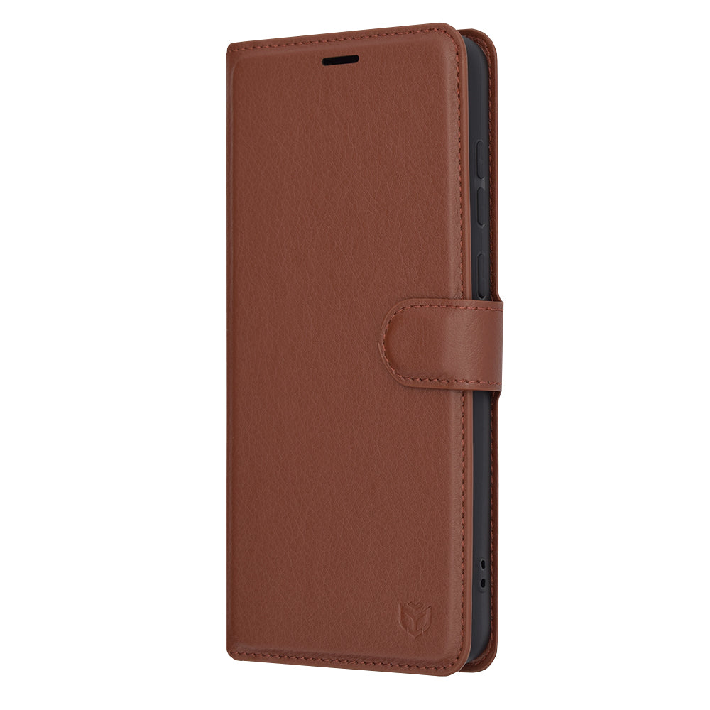 Etui na Samsung Galaxy A05 A055, Techsuit, Leather Folio, Brązowy