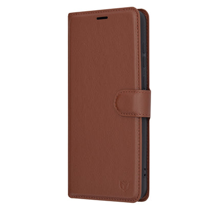Etui na Samsung Galaxy A05 A055, Techsuit, Leather Folio, Brązowy