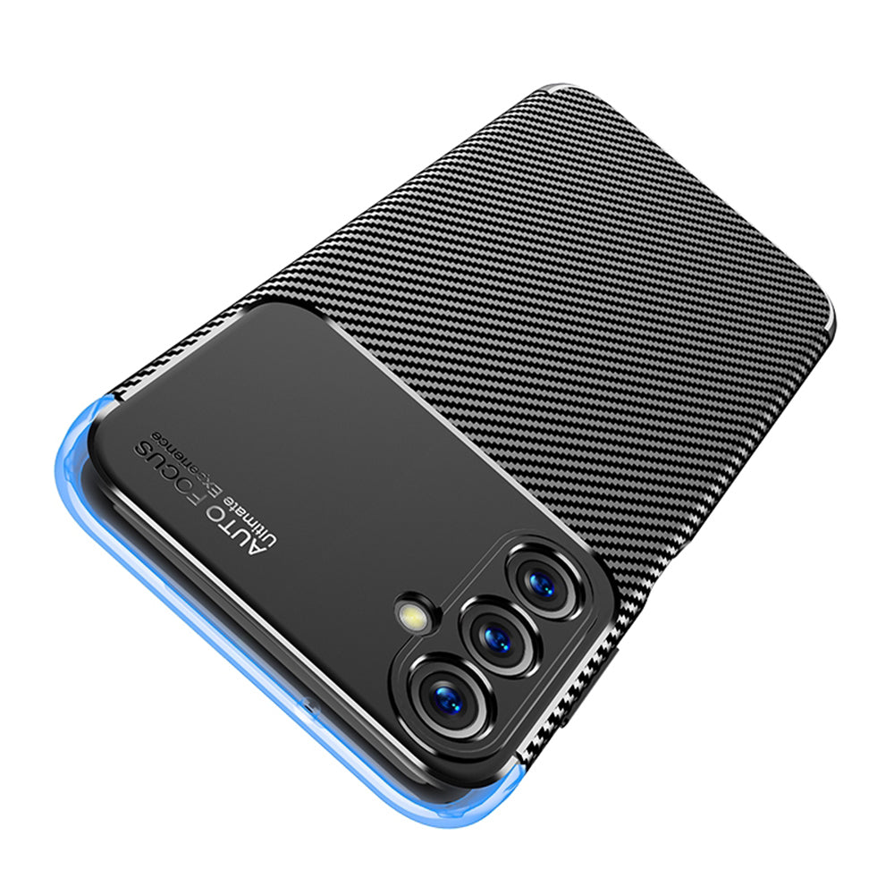 Case for Samsung Galaxy A05s A057, Techsuit, CarbonFiber, Black