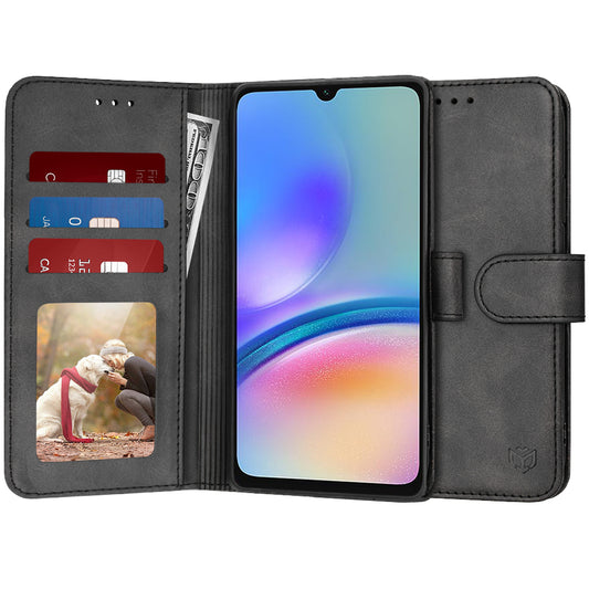 Etui na Samsung Galaxy A05s A057, Techsuit, Diary Book, czarne
