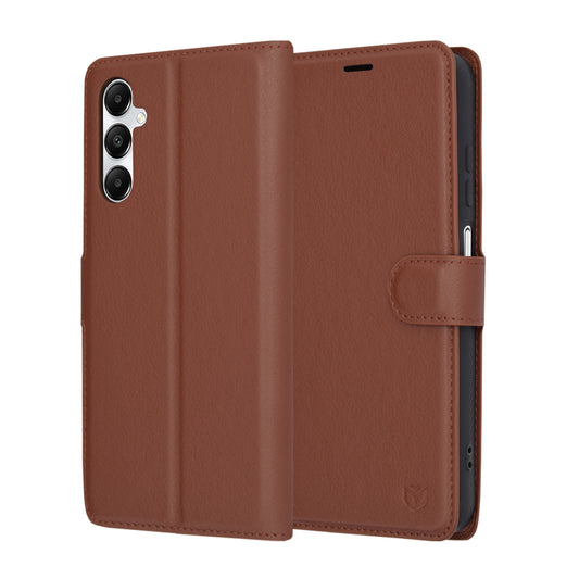 Etui na Samsung Galaxy A05s A057, Techsuit, Leather Folio, Brązowy