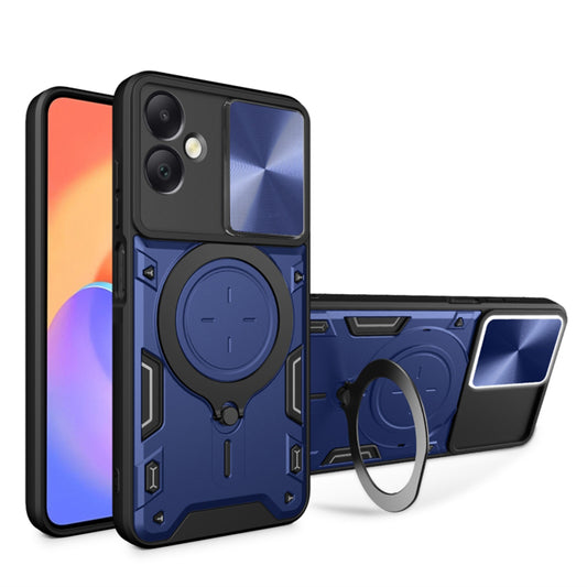 Etui na Samsung Galaxy A06 A065, Techsuit, CamGuard Pro, Niebieskie